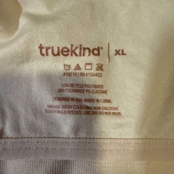 Women's truekind Beige Wireless Bra XL - Picture 8 of 9